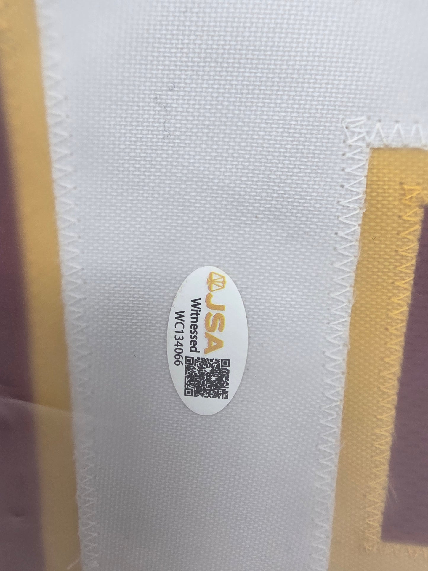 JERSEY AUTOGRAFIADO — ALBERT HAYNESWORTH #92 Washington Redskins · Certificado JSA Witnessed · Cert. WC134066