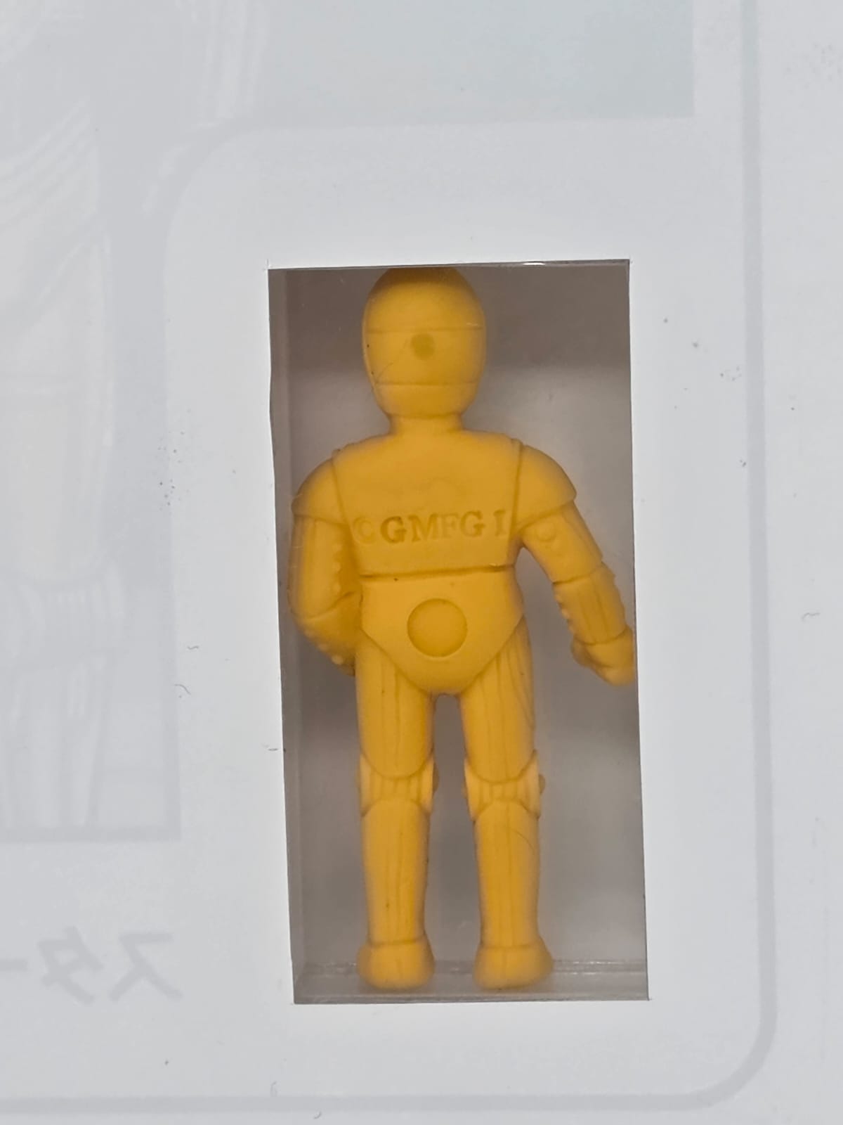 C-3PO シースリーピーオー Takara · Star Wars 12-Back Series · Keshi Gomu · Amarillo | 1978, Japón