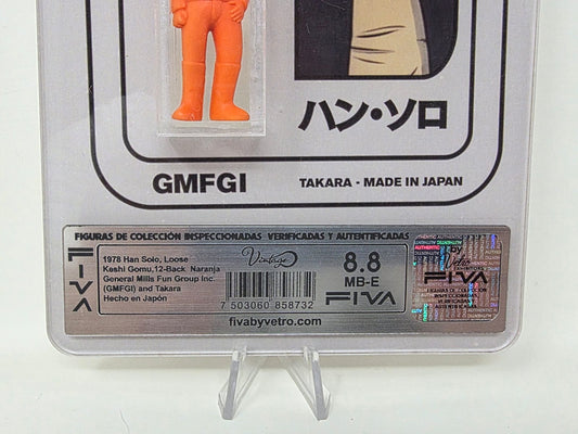 HAN SOLO ハン・ソロ Takara · Star Wars 12-Back Series · Keshi Gomu · Naranja | 1978, Japón