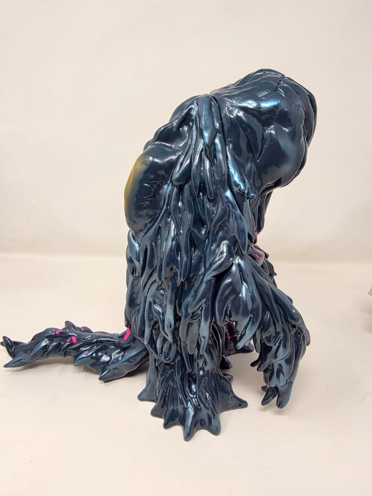 Hedorah — "Kōgai Kaijū" (公害怪獣) — CCP Artistic Monsters Collection (AMC) — Zanzenki — Cadmium Ver. Ojira Blue — Sofubi — Made in Japan