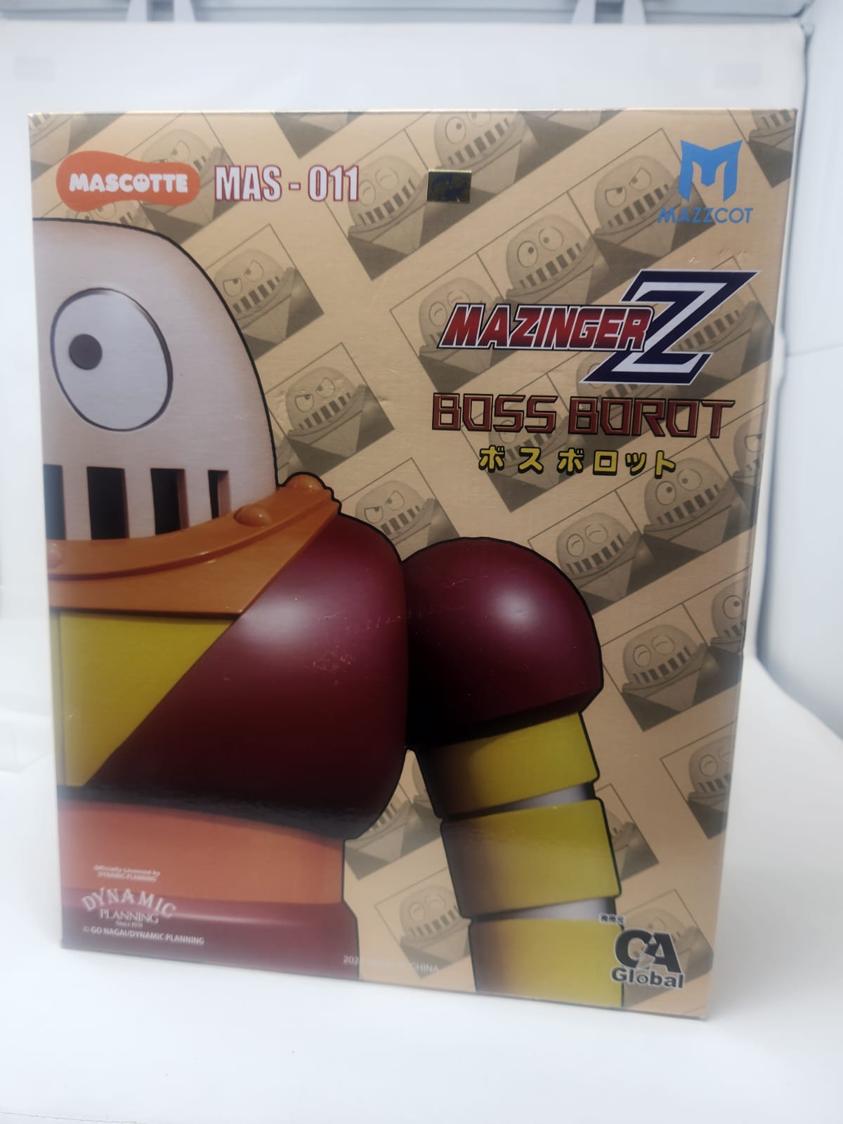 Sofubi Contemporáneo con Licencia Oficial — Boss Borot (ボスボロット) — Mazinger Z — Mazzcot × C&A Global, Mascotte Series MAS-011, 2022 — En Caja Sellada