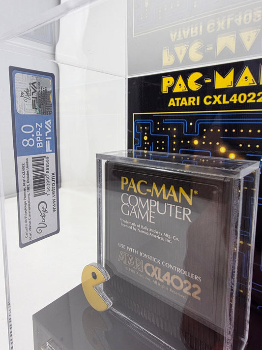 PAC-MAN COMPUTER GAME (ATARI CXL4022, 1982) - CERTIFICADA POR FIVA