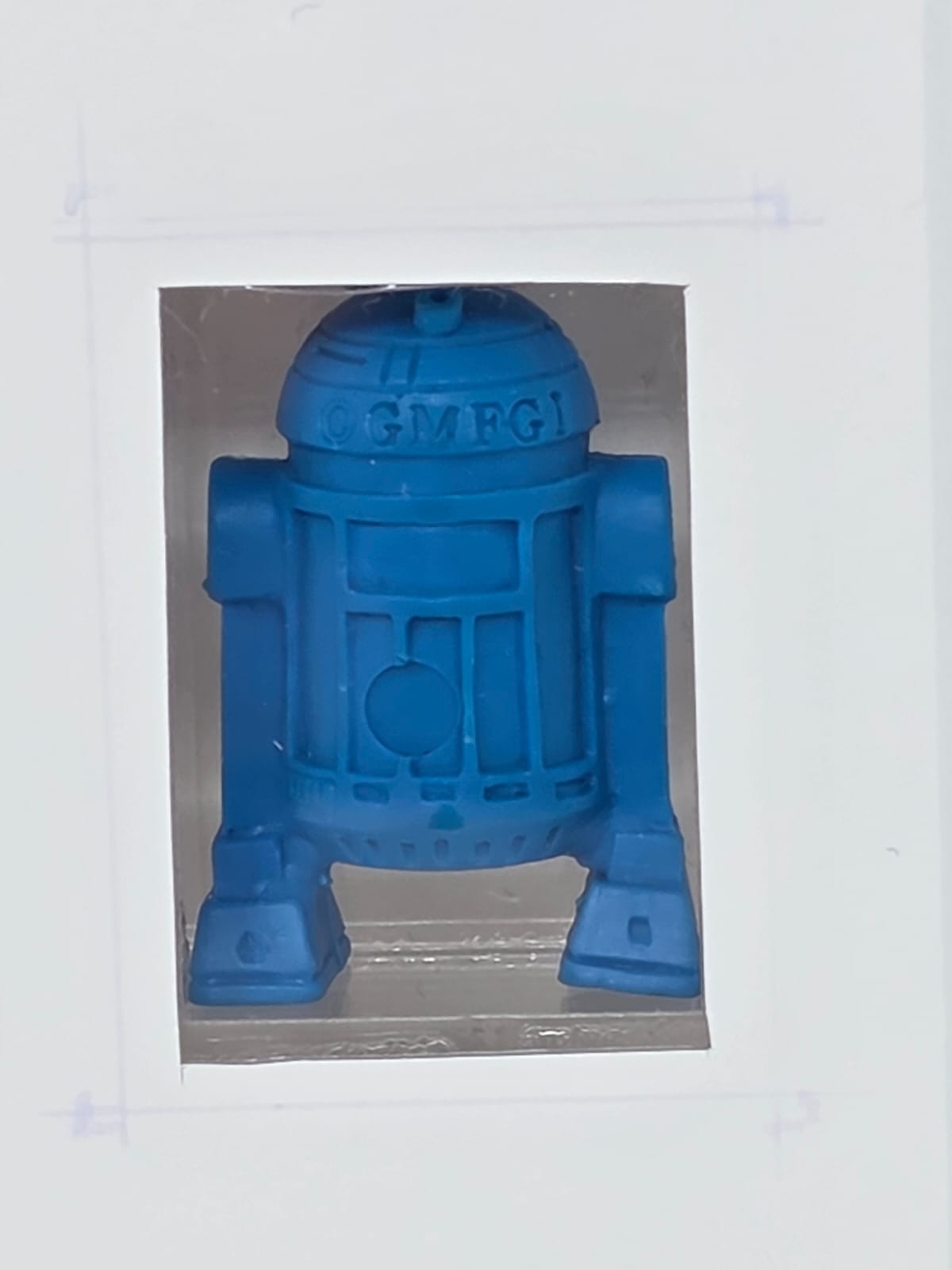 R2-D2 アールツーディーツー Takara · Star Wars 12-Back Series · Keshi Gomu · Azul | 1978, Japón
