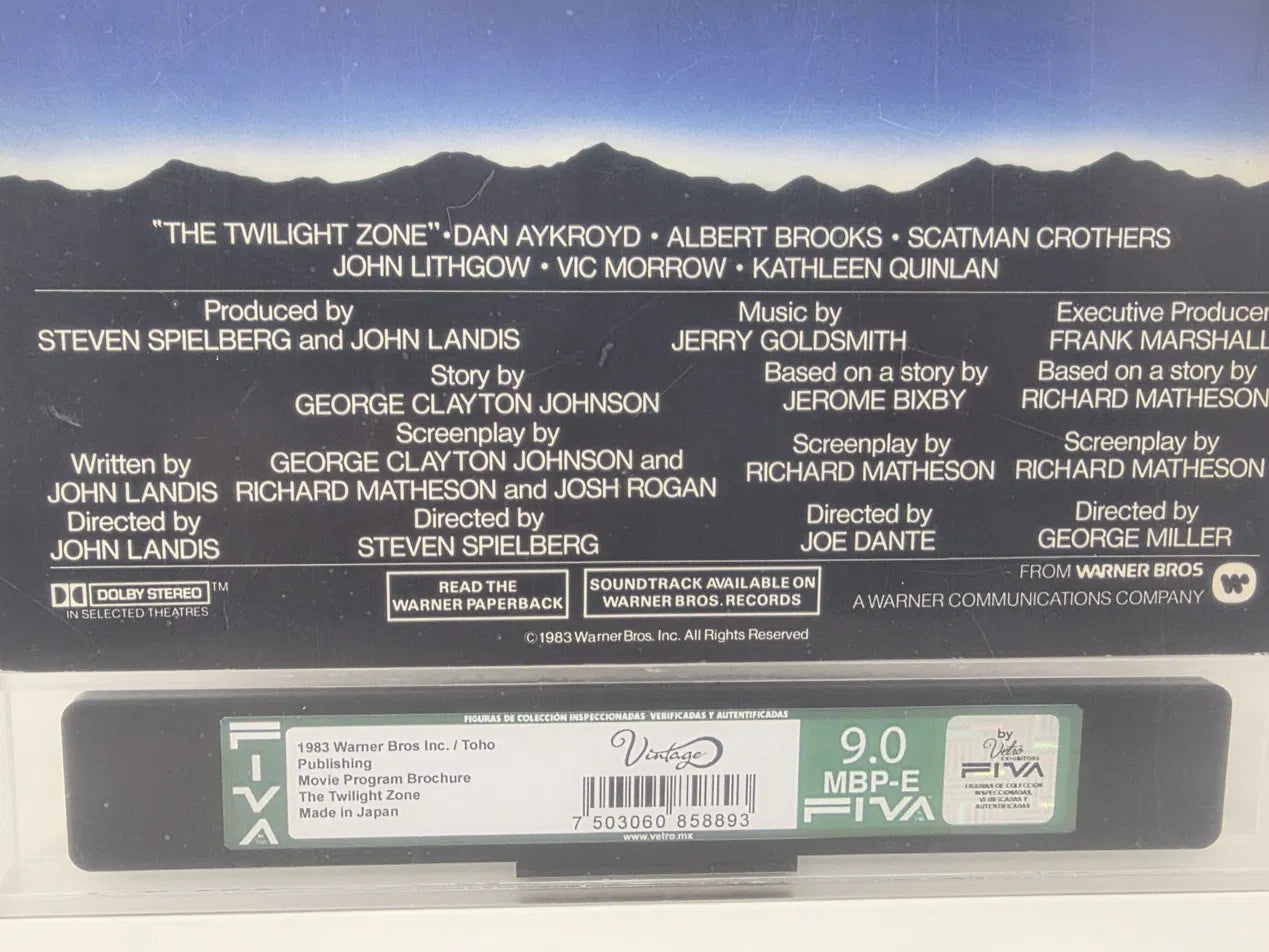 TWILIGHT ZONE: THE MOVIE MOVIE MAGAZINE (PROGRAM) トワイライトゾーン 超次元の体験 · Warner Bros. Inc. / Toho, 1983 (reedición Japón)