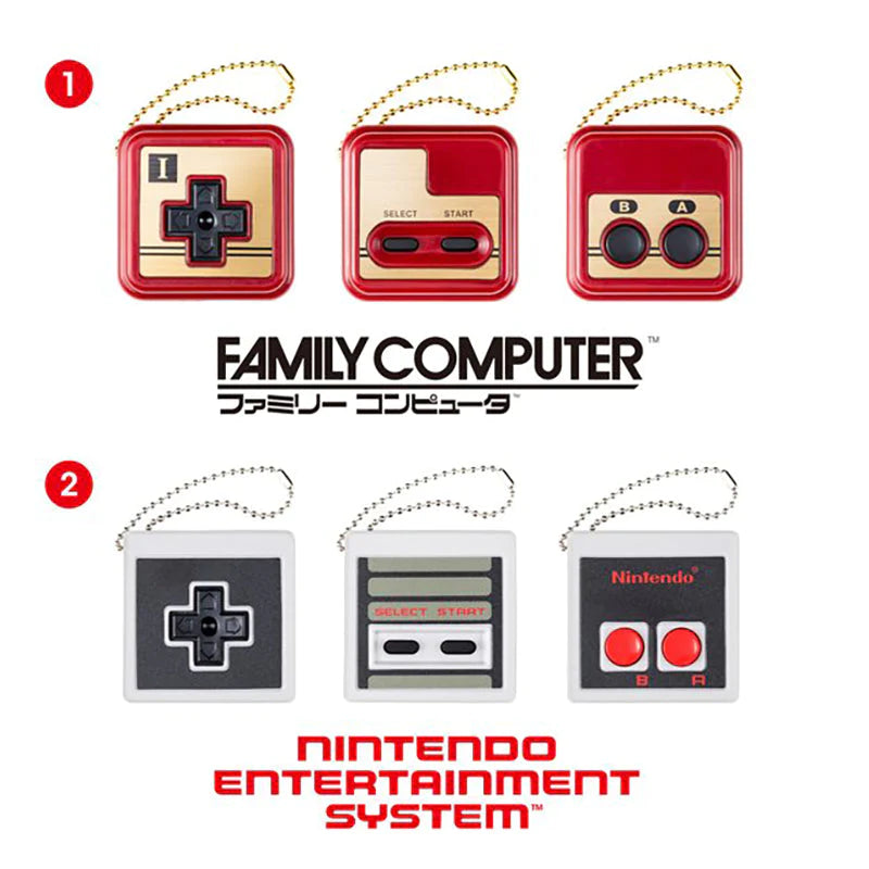 Nintendo Tokyo Gashapon - Family Computer / NES Controllers