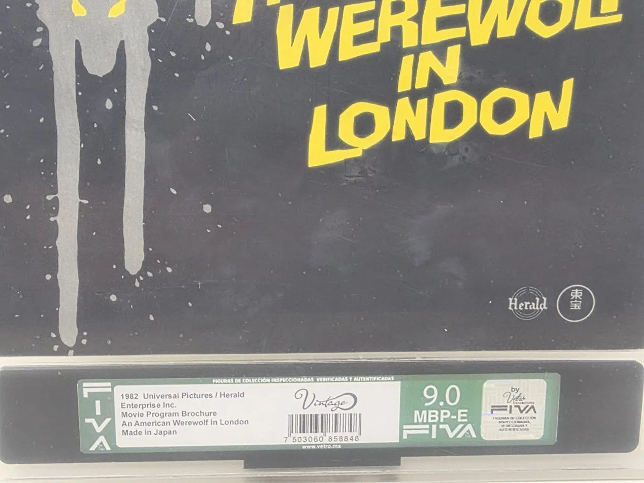 AN AMERICAN WEREWOLF IN LONDON MOVIE MAGAZINE (PROGRAM) 狼男アメリカン · Universal Pictures / Herald Enterprise Inc., 1982 (reedición Japón)