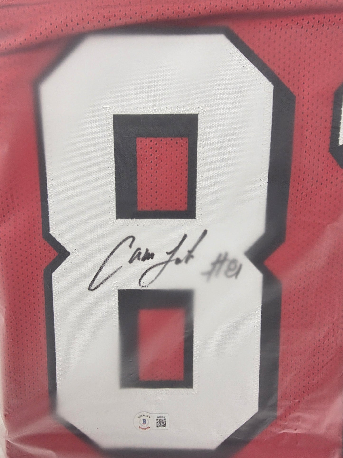 JERSEY AUTOGRAFIADO — CAMERON LATU #81 San Francisco 49ers  ·  Certificado Beckett Witnessed  ·  Cert. W444842