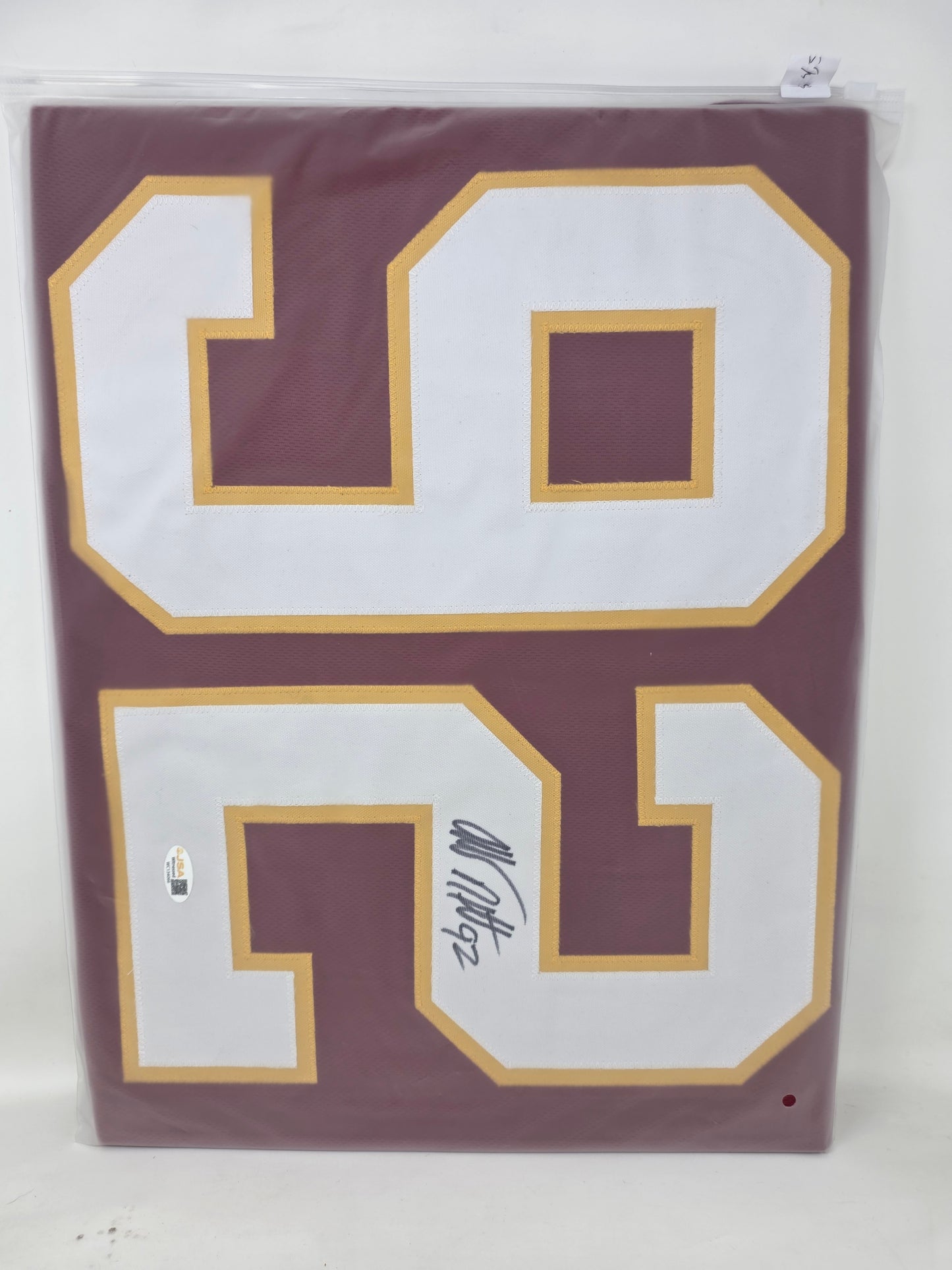 JERSEY AUTOGRAFIADO — ALBERT HAYNESWORTH #92 Washington Redskins  ·  Certificado JSA Witnessed  ·  Cert. WC134066