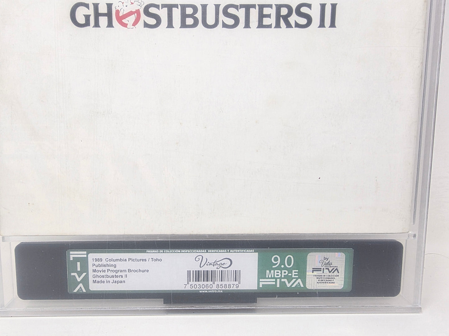 GHOSTBUSTERS II MOVIE MAGAZINE (PROGRAM) ゴーストバスターズ2　·　Columbia Pictures / Toho, 1989 (reedición Japón)