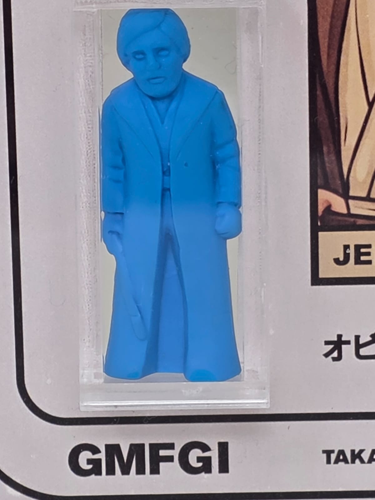 OLD BEN (OBI-WAN) KENOBI オビ=ワン・ケノービ Takara · Star Wars 12-Back Series · Keshi Gomu · Azul   |   1978, Japón