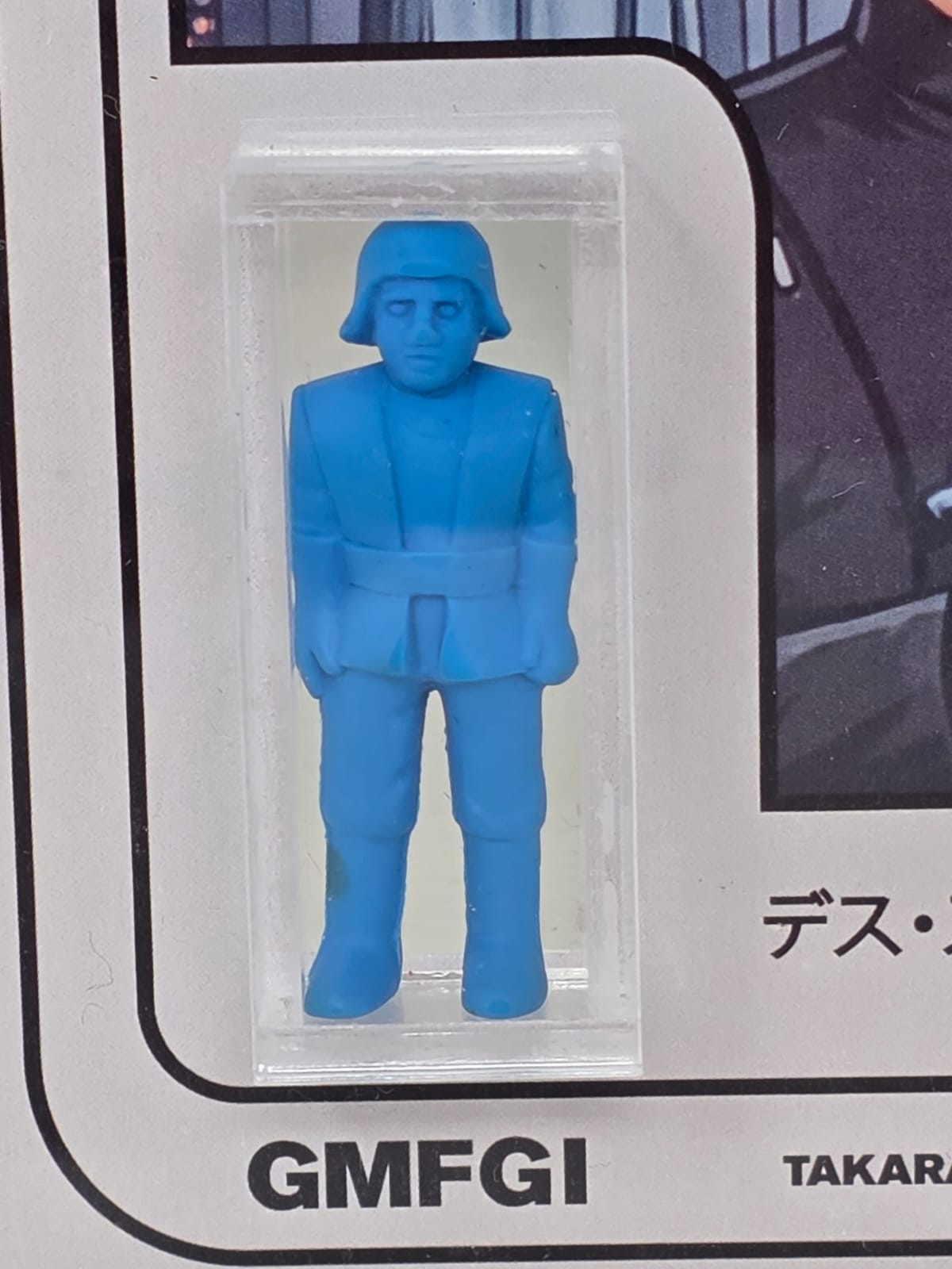 DEATH STAR COMMANDER デス・スター司令官 Takara · Star Wars 12-Back Series · Keshi Gomu · Azul   |   1978, Japón