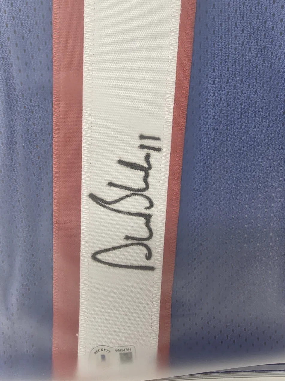 JERSEY AUTOGRAFIADO DE DREW BLEDSOE New England Patriots · #11 · Salón de la Fama de los Patriots