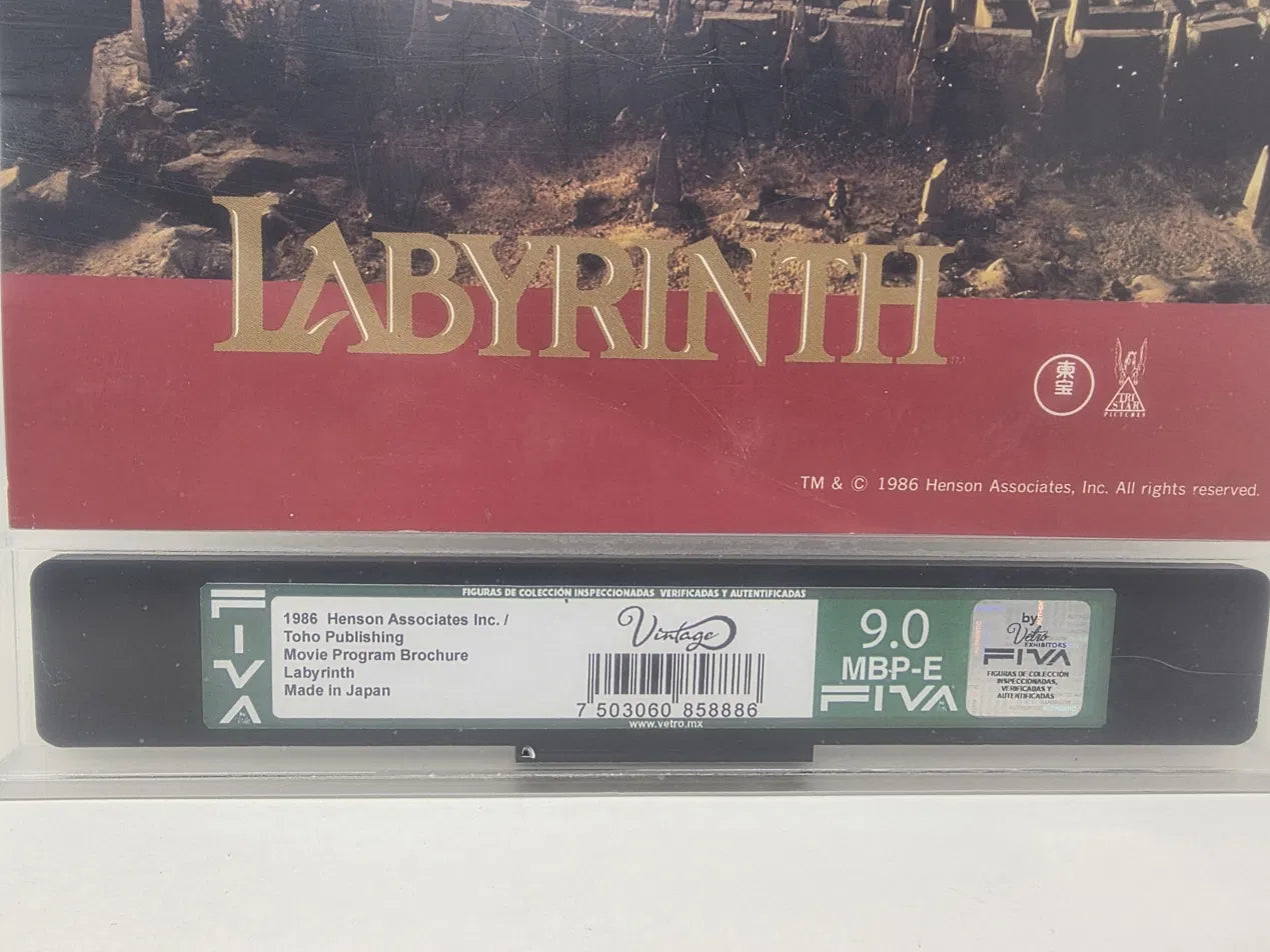 LABYRINTH MOVIE MAGAZINE (PROGRAM) ラビリンス／魔王の迷宮　·　Henson Associates / Toho, 1986 (reedición Japón)