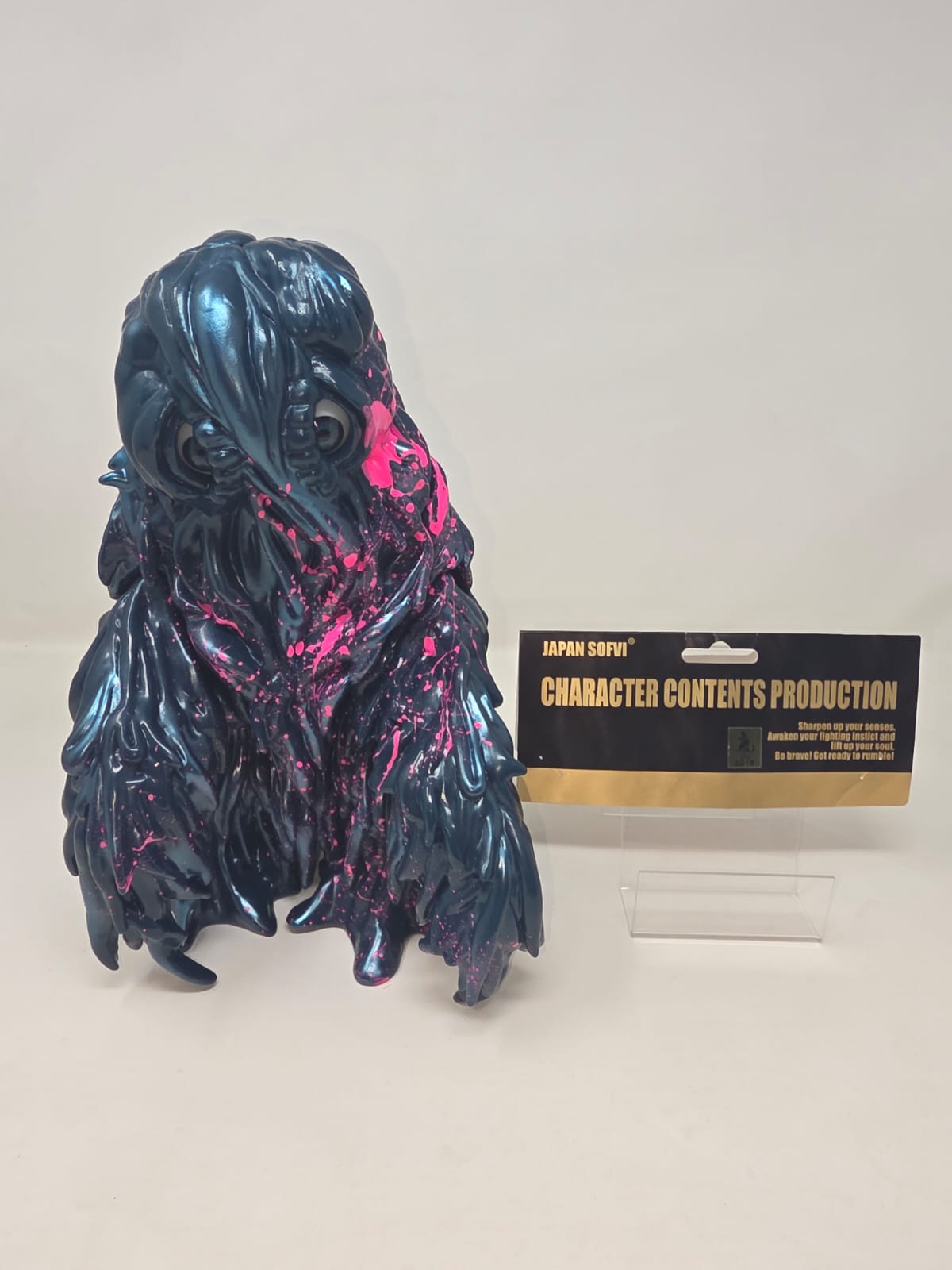 Hedorah — "Kōgai Kaijū" (公害怪獣) — CCP Artistic Monsters Collection (AMC) — Zanzenki — Cadmium Ver. Ojira Blue — Sofubi — Made in Japan