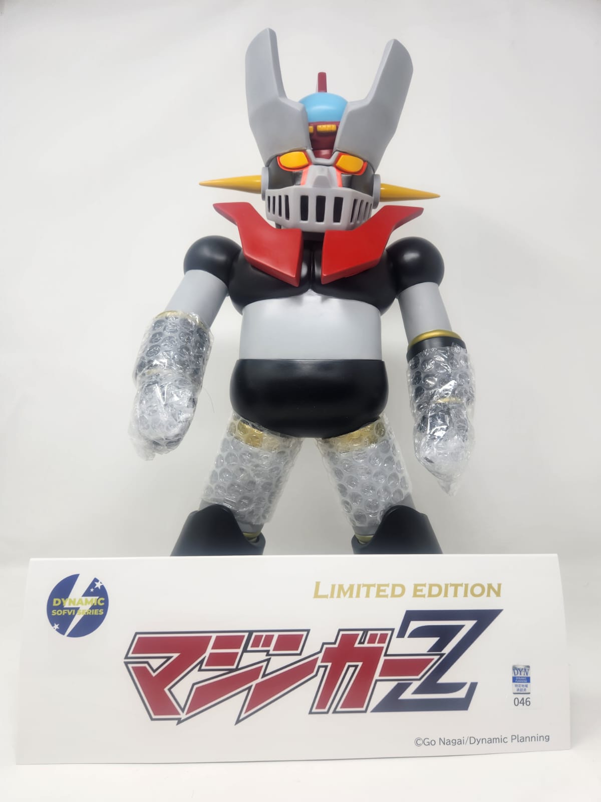 DYNAMIC SOFVI SERIES — マジンガーZ (MAZINGER Z) — LIMITED EDITION — Núm. 046 — Kaleidoscope × Dynamic Planning — ©Go Nagai / Dynamic Planning — Sofubi ~40cm