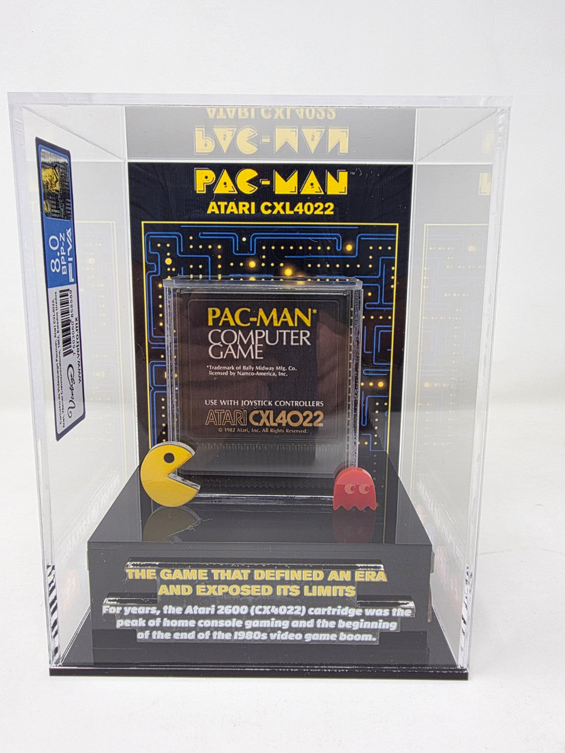PAC-MAN COMPUTER GAME (ATARI CXL4022, 1982) - CERTIFICADA POR FIVA