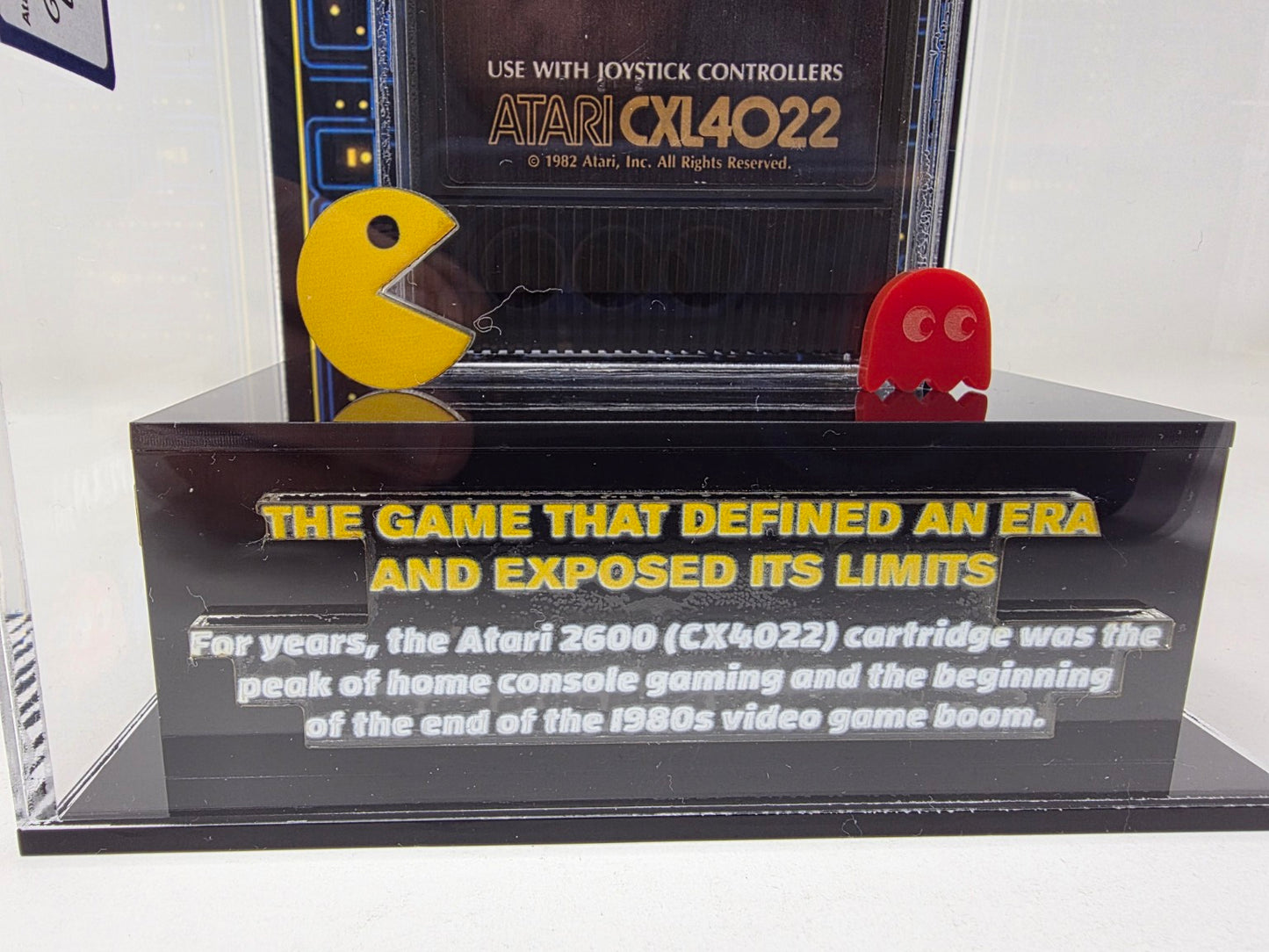 PAC-MAN COMPUTER GAME (ATARI CXL4022, 1982) - CERTIFICADA POR FIVA