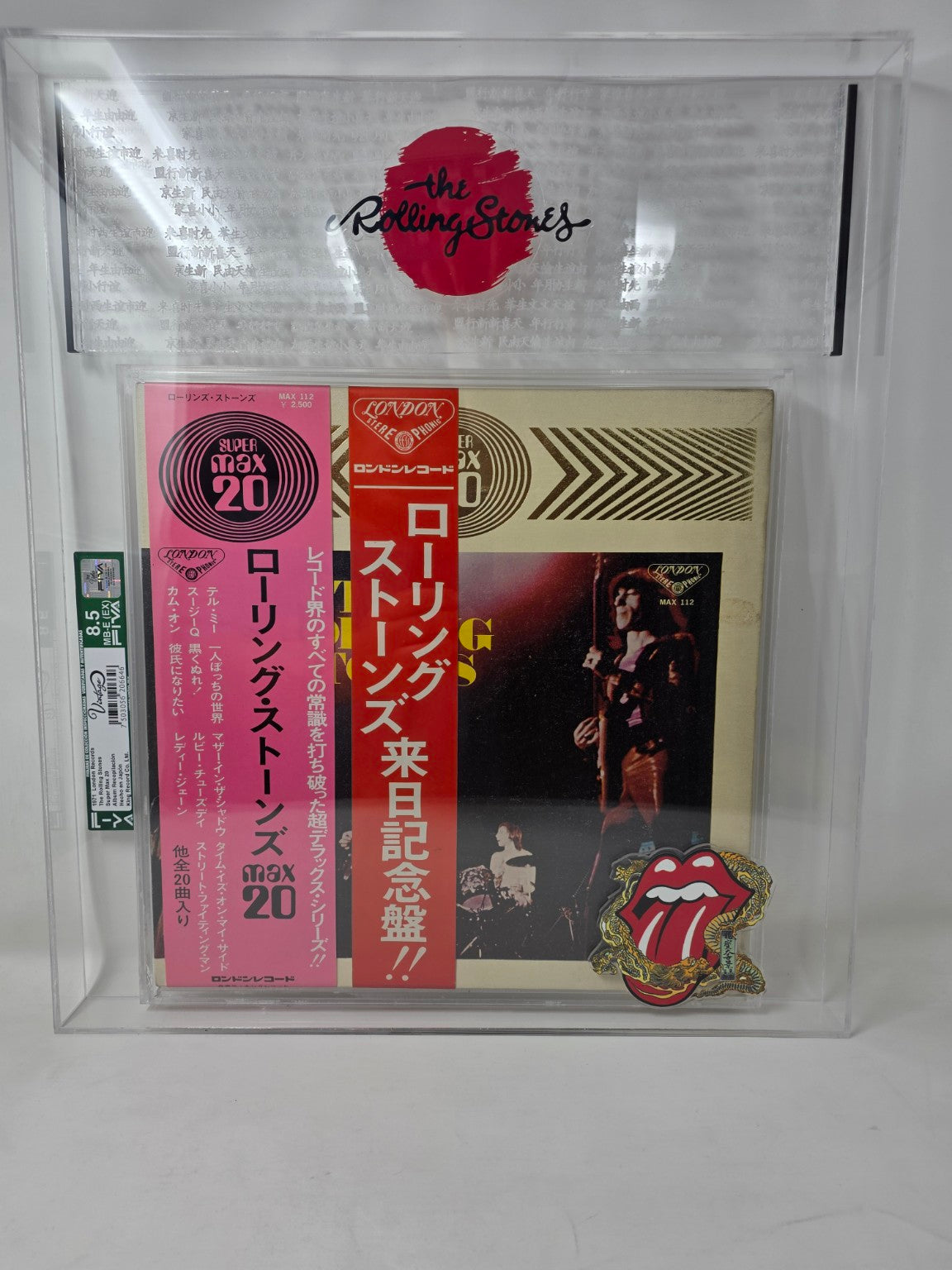 THE ROLLING STONES – SUPER MAX 20 (JAPÓN, 1971) - CERTIFICADO POR FIVA