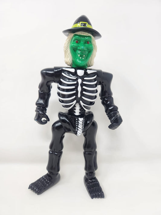 UNDERWORLD WARRIORS — "WITCH / BRUJA" — Black Colorway — Tung Sing Toys Manufactory Ltd. — Hong Kong — 1986 — "Ultra Tumba Luchadores"