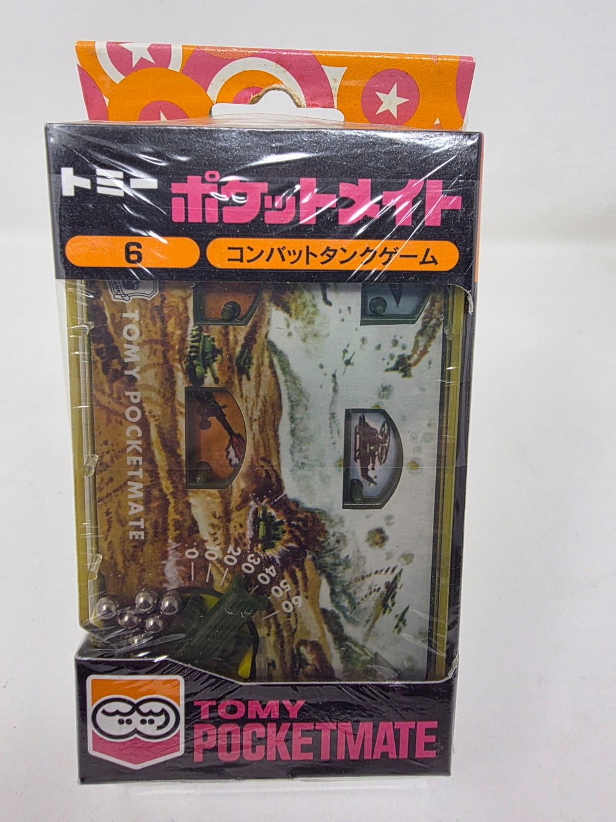 TOMY POCKETMATE — NO. 6 COMBAT TANK— TOMY JAPAN — 1975–1987 — MIB (Mint in Box)