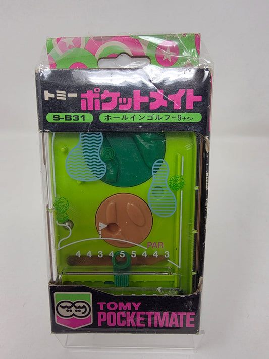 TOMY POCKETMATE — NO. S-B31 HOLE IN ONE GOLF  — TOMY JAPAN — 1975–1987 — MIB (Mint in Box)