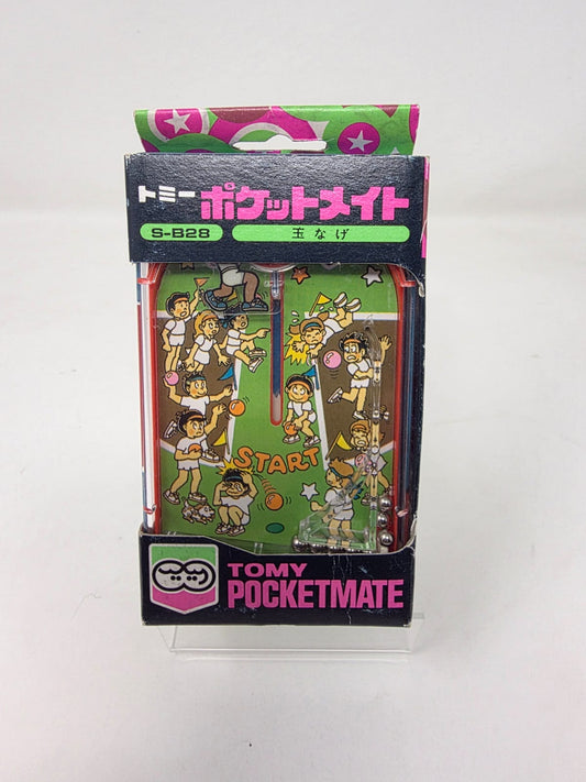 TOMY POCKETMATE — NO. S-B28 BALL THROW — TOMY JAPAN — 1975–1987 — MIB (Mint in Box)