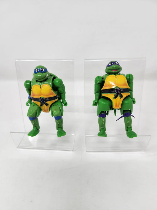 LEONARDO & DONATELLO — TEENAGE MUTANT NINJA TURTLES — FIGURAS KO / PACHIMONO — ORIGEN LATINOAMERICANO O ASIÁTICO — c.1990–1996