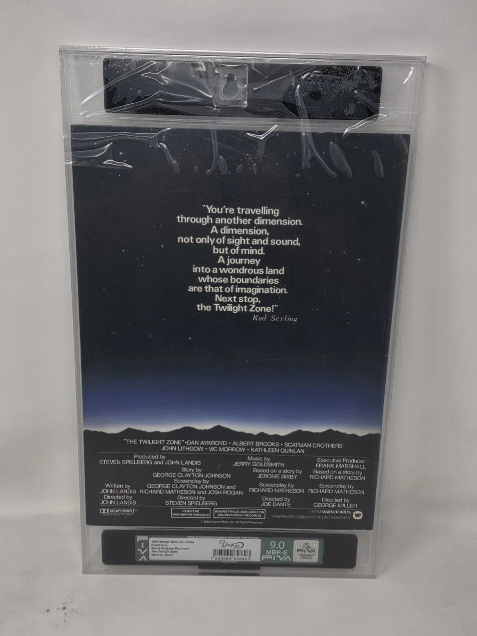 TWILIGHT ZONE: THE MOVIE MOVIE MAGAZINE (PROGRAM) トワイライトゾーン 超次元の体験　·　Warner Bros. Inc. / Toho, 1983 (reedición Japón)