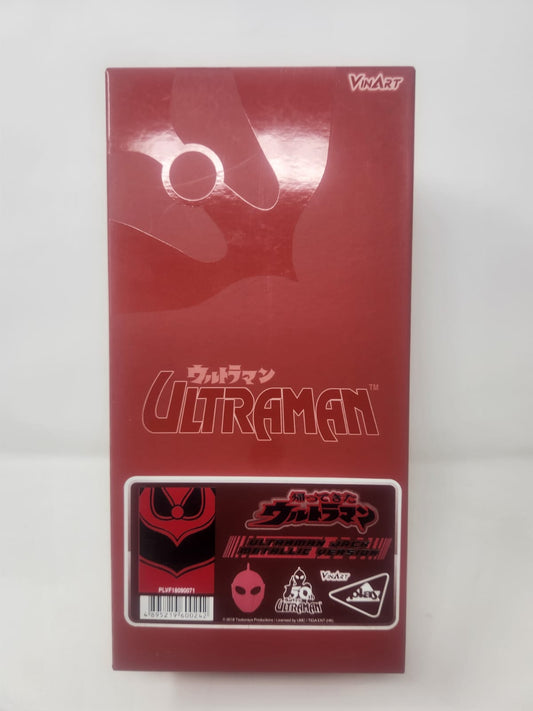 VinArt × PlayToy — Ultraman Jack / 帰ってきたウルトラマン — Metallie Version — Sofubi Oficial Tsuburaya, 50° Aniversario (2018) — En Caja Sellada