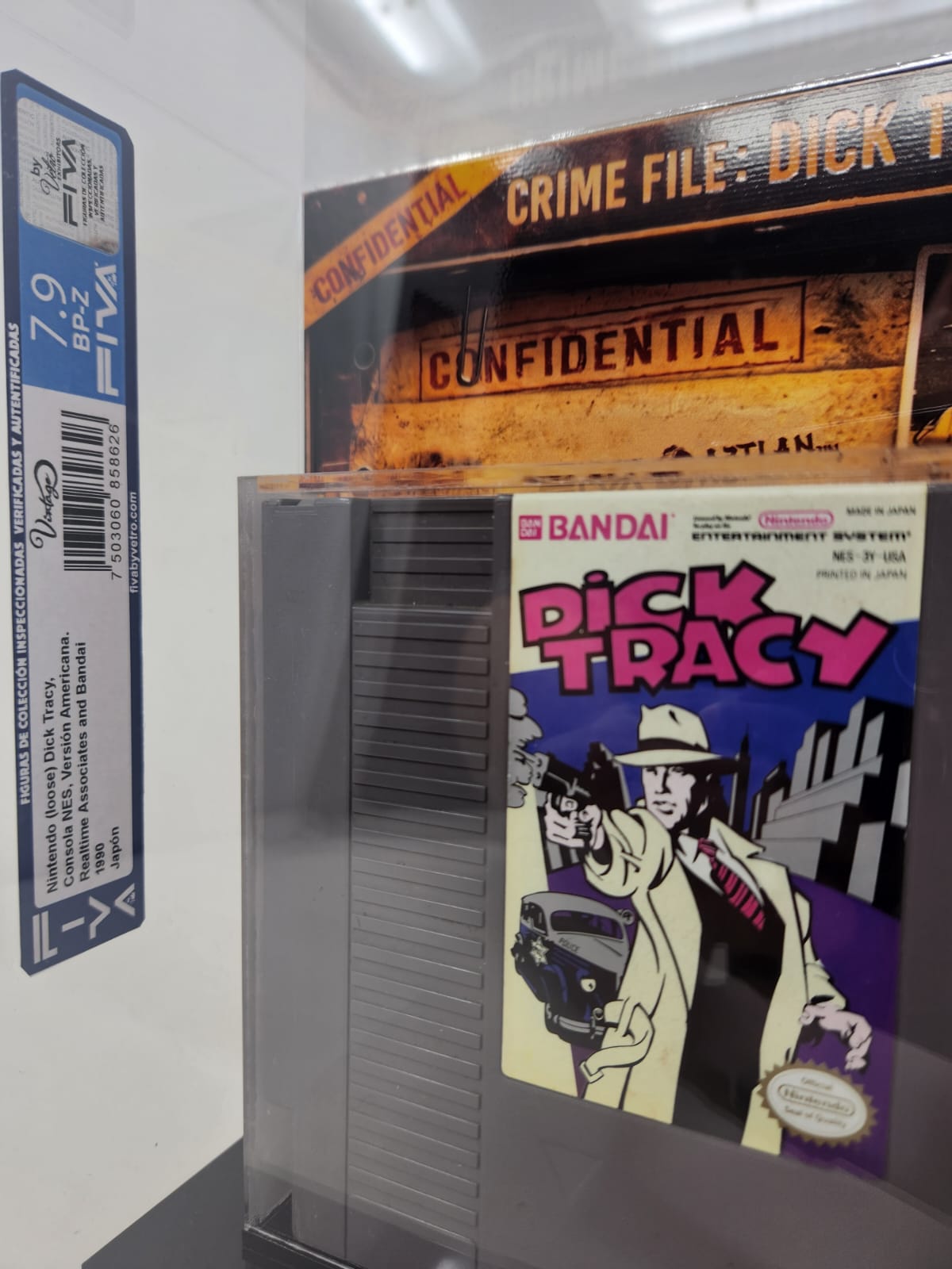 Dick Tracy — NES (1990) Nintendo Entertainment System — Certificado por FIVA