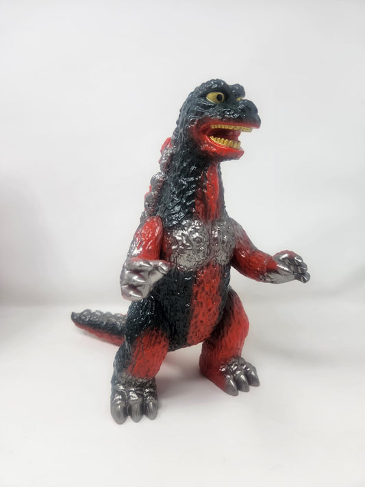 Sofubi Vintage Showa — Godzilla "Great Saurus" (グレートザウルス) — Popy / Bandai — Colorway Rojo Original, circa 1978–1981 — Licencia Oficial Toho