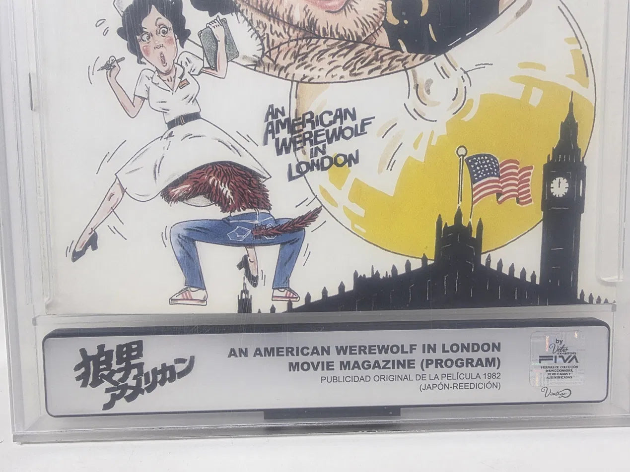 AN AMERICAN WEREWOLF IN LONDON MOVIE MAGAZINE (PROGRAM) 狼男アメリカン　·　Universal Pictures / Herald Enterprise Inc., 1982 (reedición Japón)